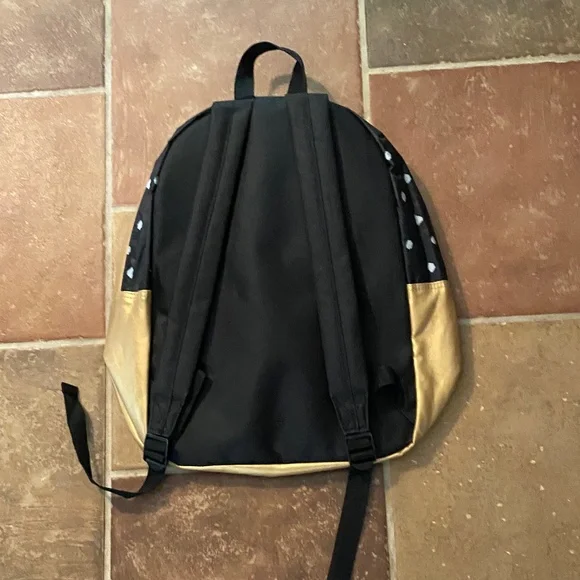*SOLD* - *Final Price/Buy Now” - Backpack - black & gold - NWOT - Picture 2 of 4